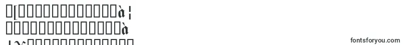 Fettekanzlei-Schriftart – bengalische Schriften